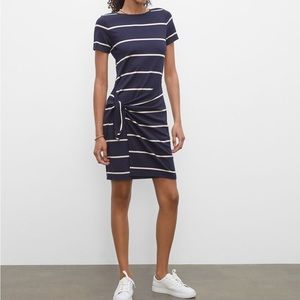 Club Monaco | Twansia Navy Stripe Tshirt Dress - Barely worn XS